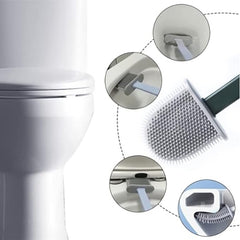 Silicone Water Drop Toilet Brush, Brush for Bathroom, Toilet Brush