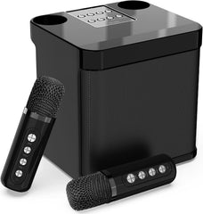 Rechargeable Dual Wireless Mic Karaoke Speaker